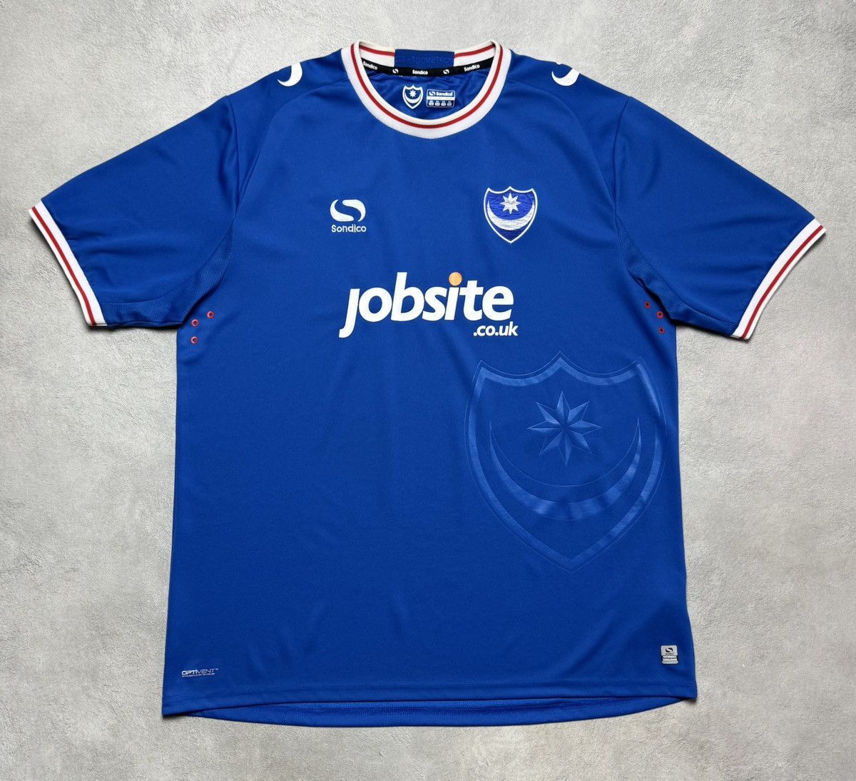 Vintage Portsmouth 2017 2018 Home Shirt Soccer Jersey Sondico Size US XXL / EU 58 / 5 - 1 Thumbnail