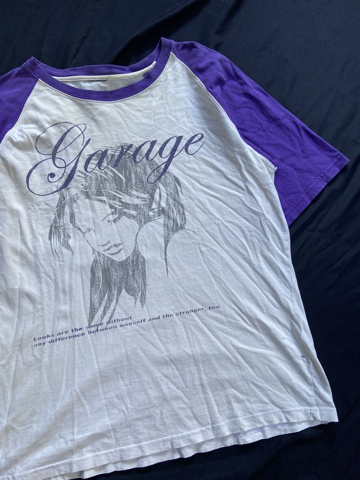 Japanese Brand DISTRESSED WOMAN GARAGE TEE Size US M / EU 48-50 / 2 - 2 Thumbnail