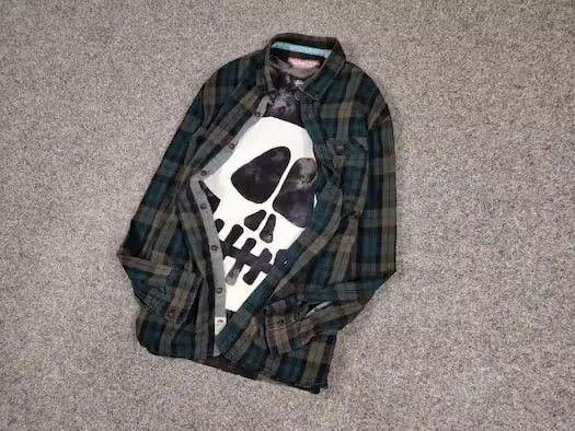 Flannel Vintage Flannel Shirt Checkered Travis Scott USA Y2K Style Size US L / EU 52-54 / 3 - 4 Thumbnail