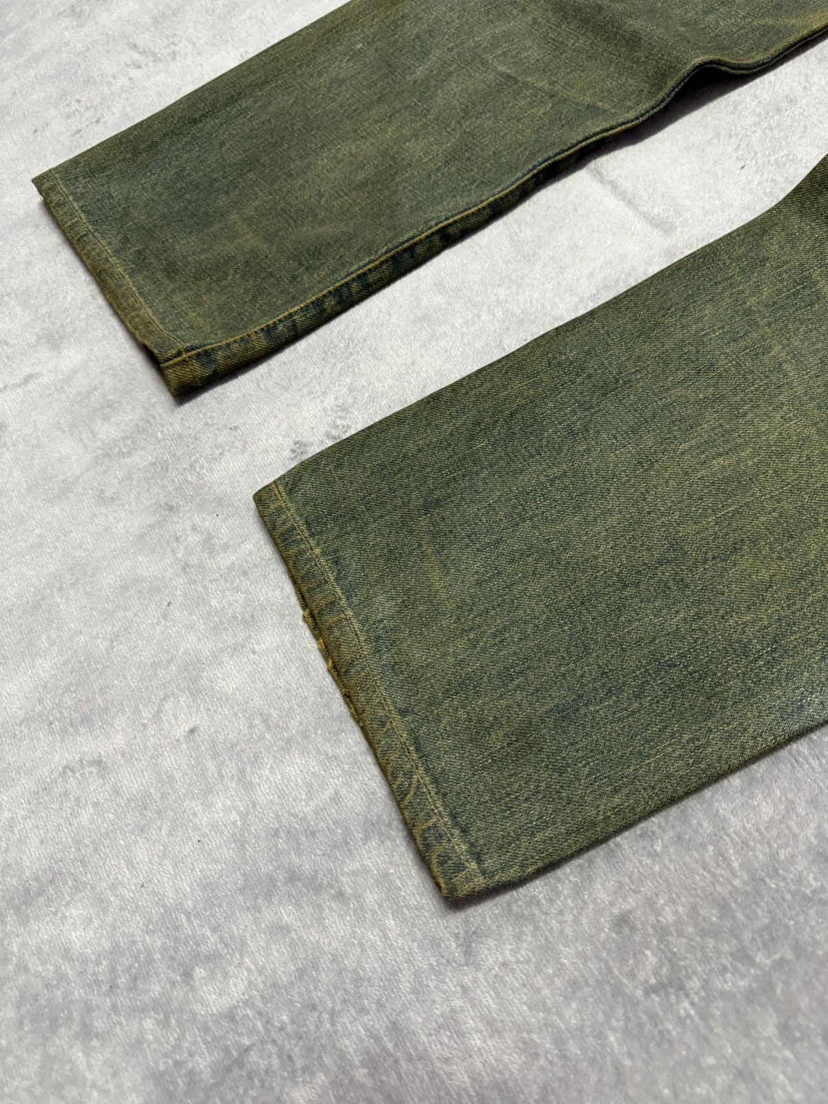Levi's × Vintage Vintage 90s LEVIS 502 Big E LVC 60s Selvedge Mud Wash Jeans Size US 30 / EU 46 - 14 Thumbnail
