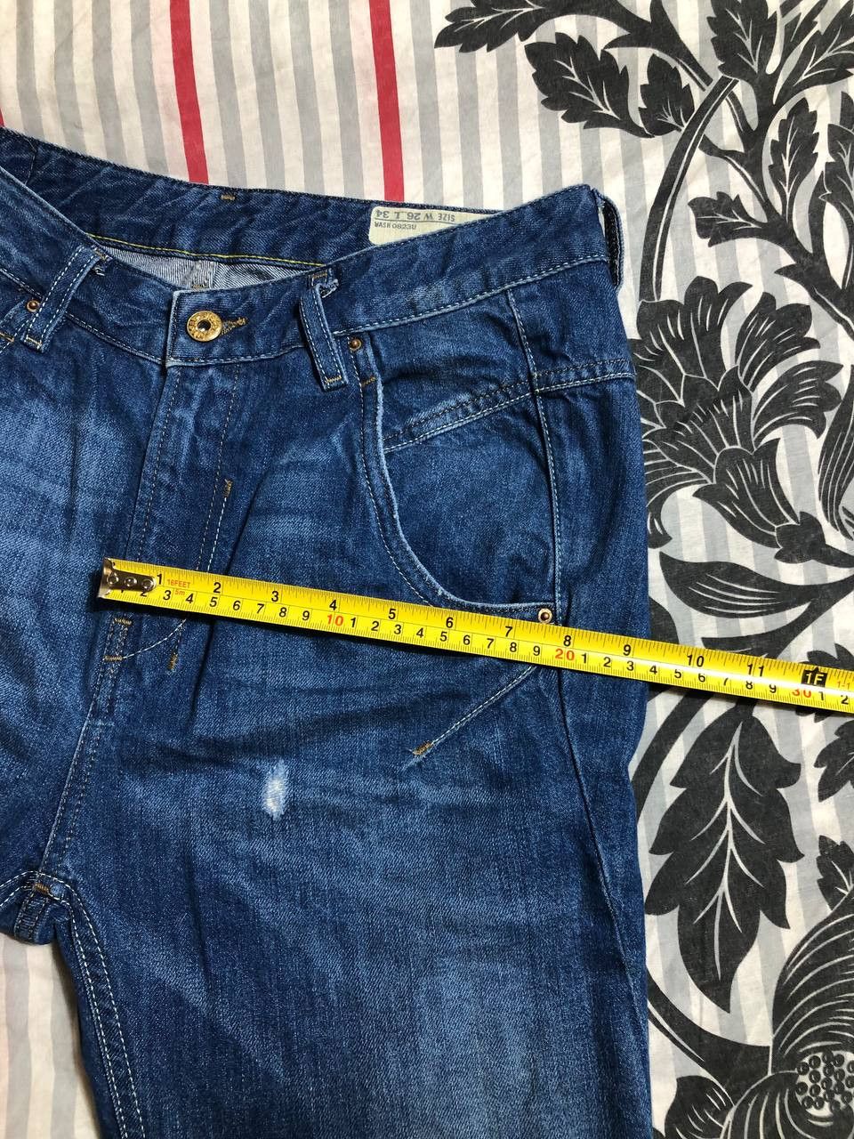 Diesel × Vintage Vintage Y2K Diesel Washed Distressed Denim Jeans Slim Size US 26 / EU 42 - 5 Thumbnail