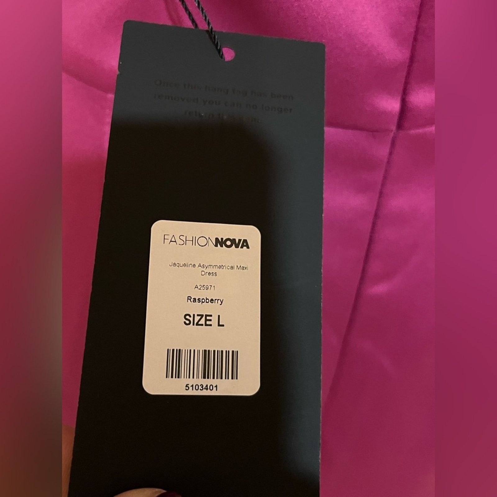 WE Fashion Nwt- NOVALUXE-Jaqueline Asymmetrical Maxi Dress -L Size L / US 10 / IT 46 - 6 Thumbnail