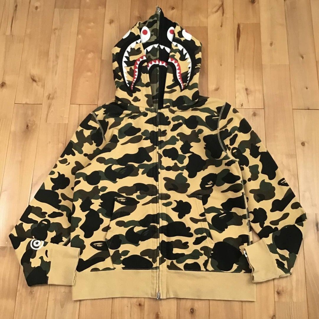 Bape BAPE CAMO Double Shark full zip hoodie a bathing ape Size US M / EU 48-50 / 2 - 1 Thumbnail