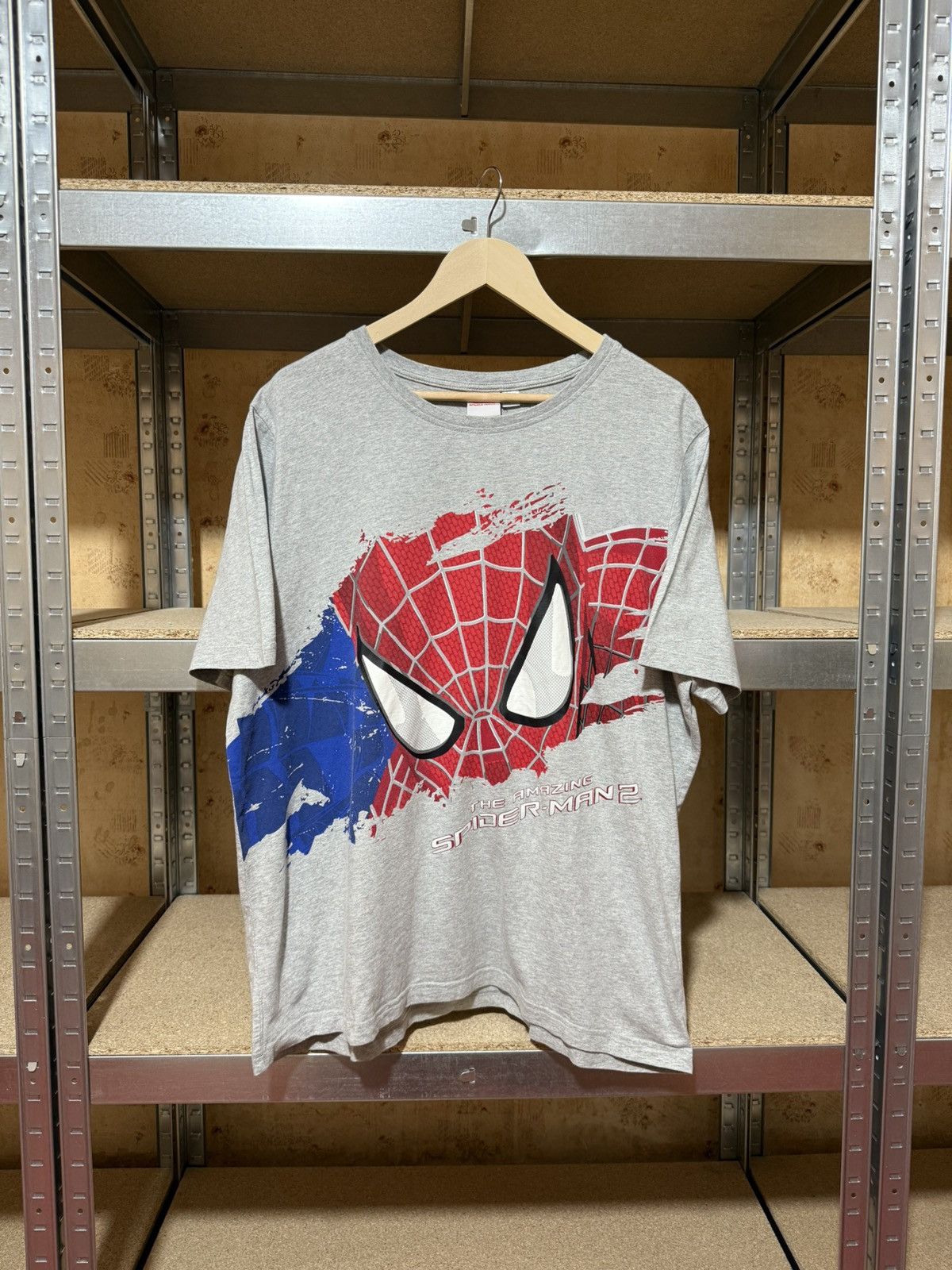 Cartoon Network × Marvel Comics Rare 2014 The Amazing Spider Man 2 Marvel Hype Y2K T-Shirt Size US XL / EU 56 / 4 - 1 Thumbnail