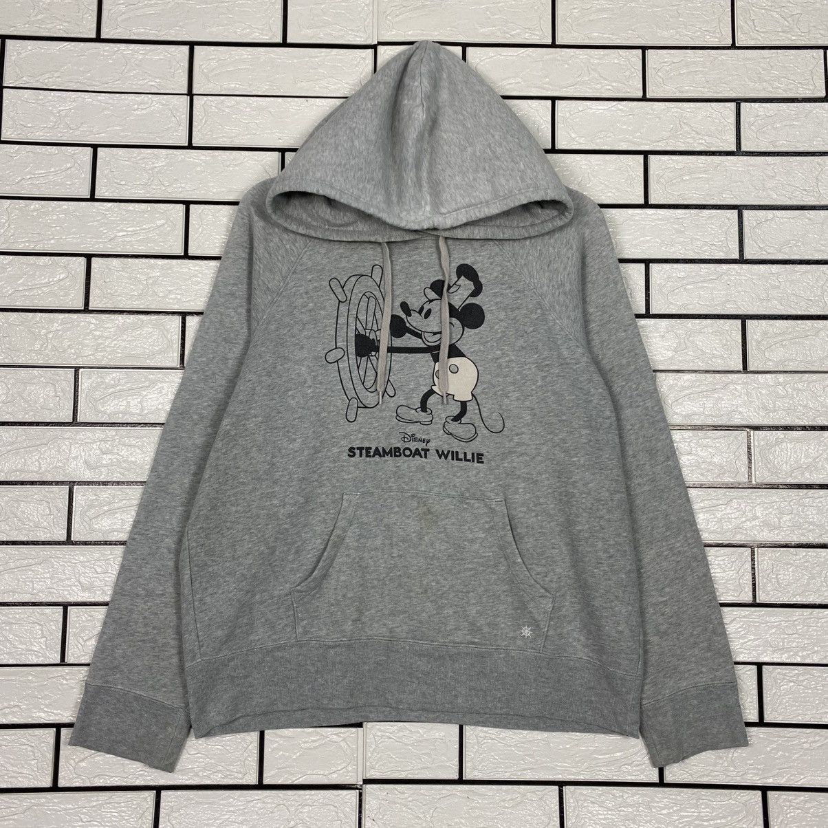 Japanese Brand 📌Vintage Sweatshirt Mickey Mouse Big Logo Size US L / EU 52-54 / 3 - 2 Thumbnail