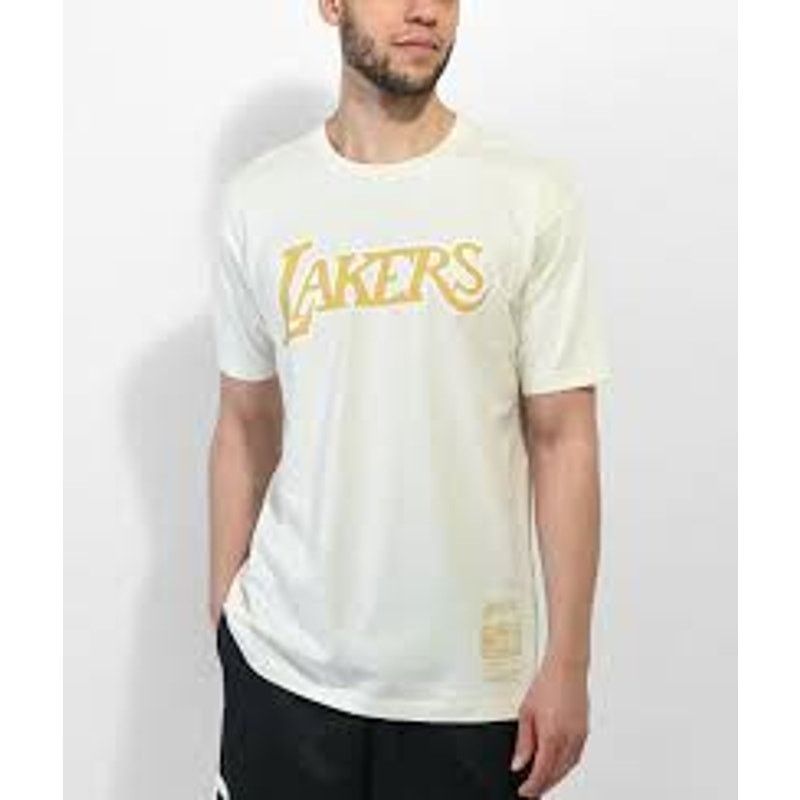 Mitchell & Ness Mitchell & Ness Cream Tee Short Sleeve Sweatshirt Sports Med Size US M / EU 48-50 / 2 - 1 Thumbnail