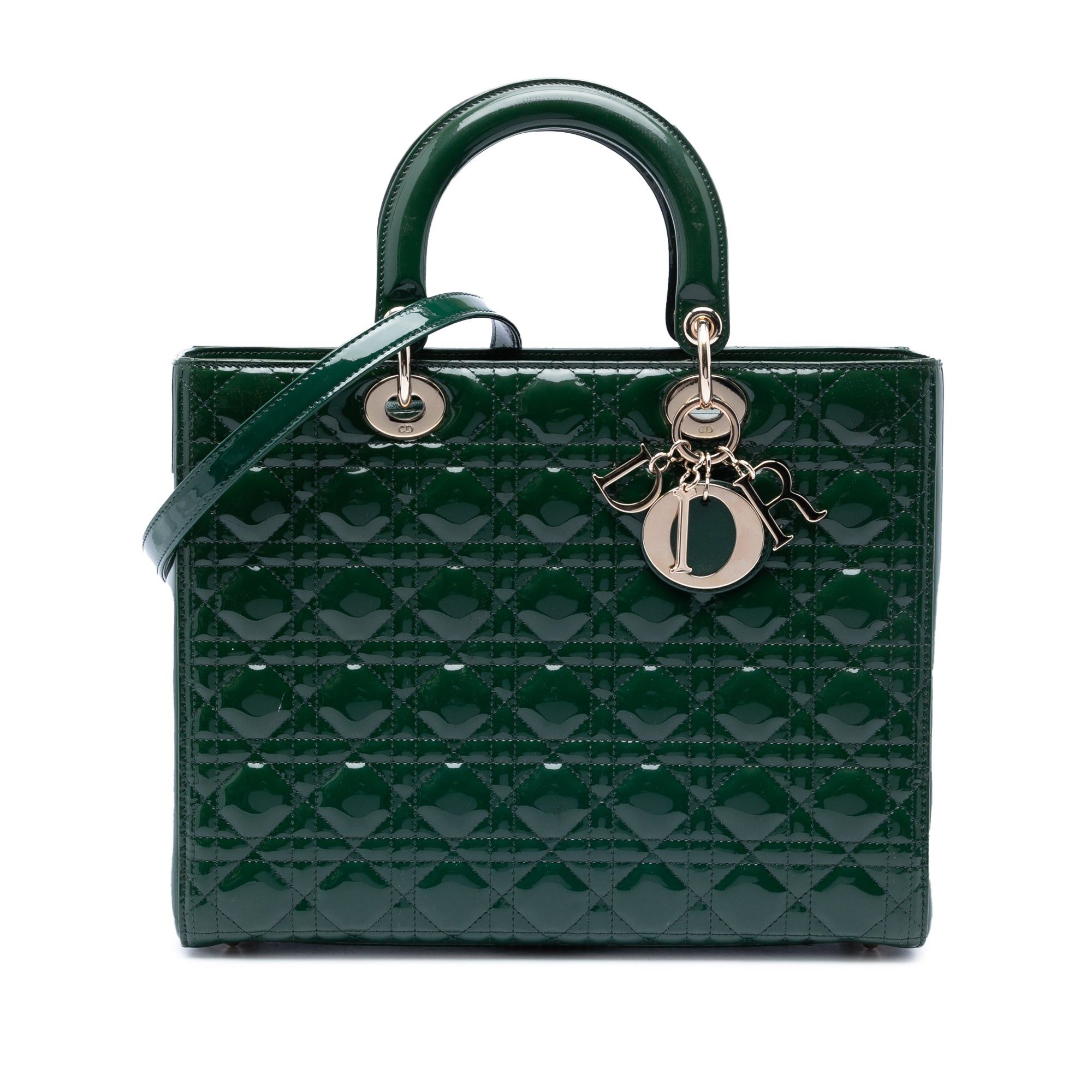 Dior Large Patent Cannage Lady Dior Size ONE SIZE - 1 Thumbnail