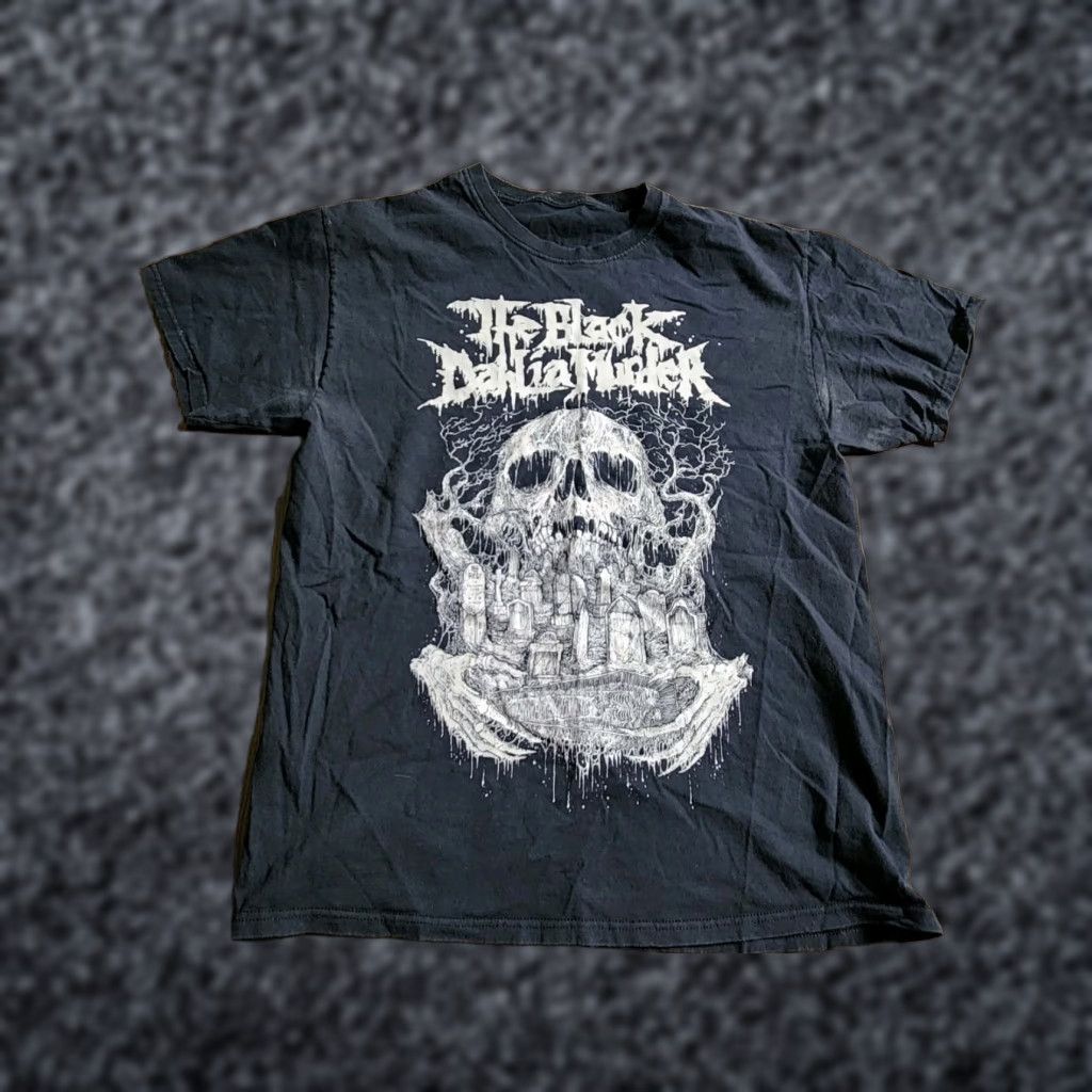 Gildan Mens M The Black Dahlia Murder into the Everblack T Shirt Distressed Double Side Size US M / EU 48-50 / 2 - 1 Thumbnail