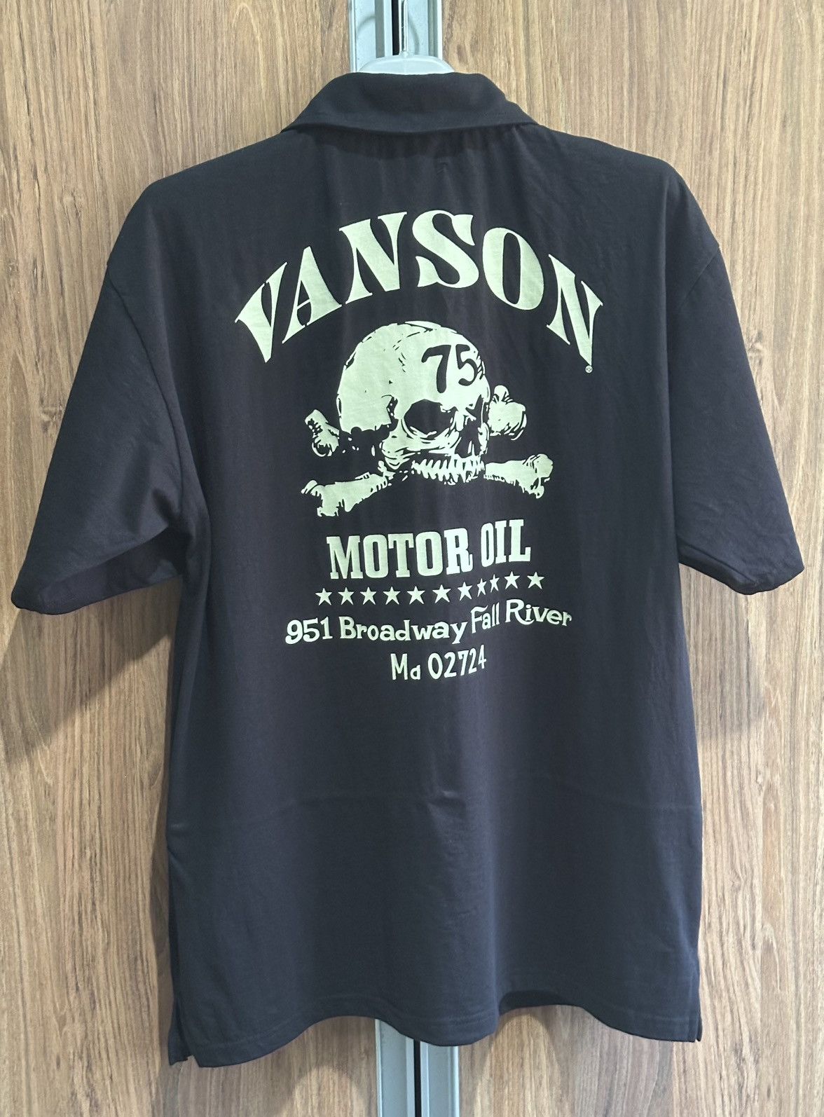 Vanson Leathers JAPANESE BRAND VANSON MOTOR OIL POLO SHIRT Size US XXL / EU 58 / 5 - 1 Thumbnail