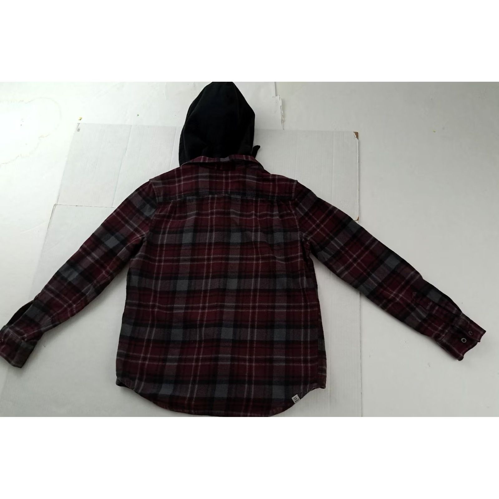 Vans VINTAGE Vans Flannel Hooded Shirt Small Plaid Button Full Size US S / EU 44-46 / 1 - 4 Thumbnail