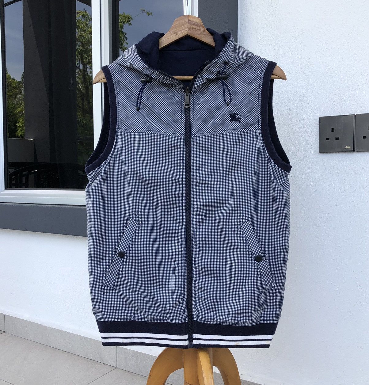 Burberry Burberry Black Label Reversible Vest Jacket With Hoodie Size US M / EU 48-50 / 2 - 1 Thumbnail