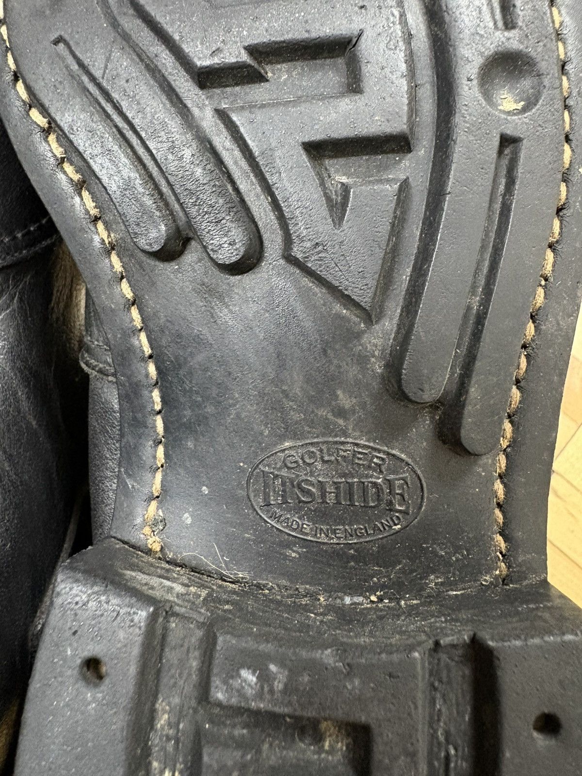 Vintage Rare Vintage 60s 70s Rivetts London Itshide Leather Enduro Size US 7.5 / IT 37.5 - 5 Thumbnail