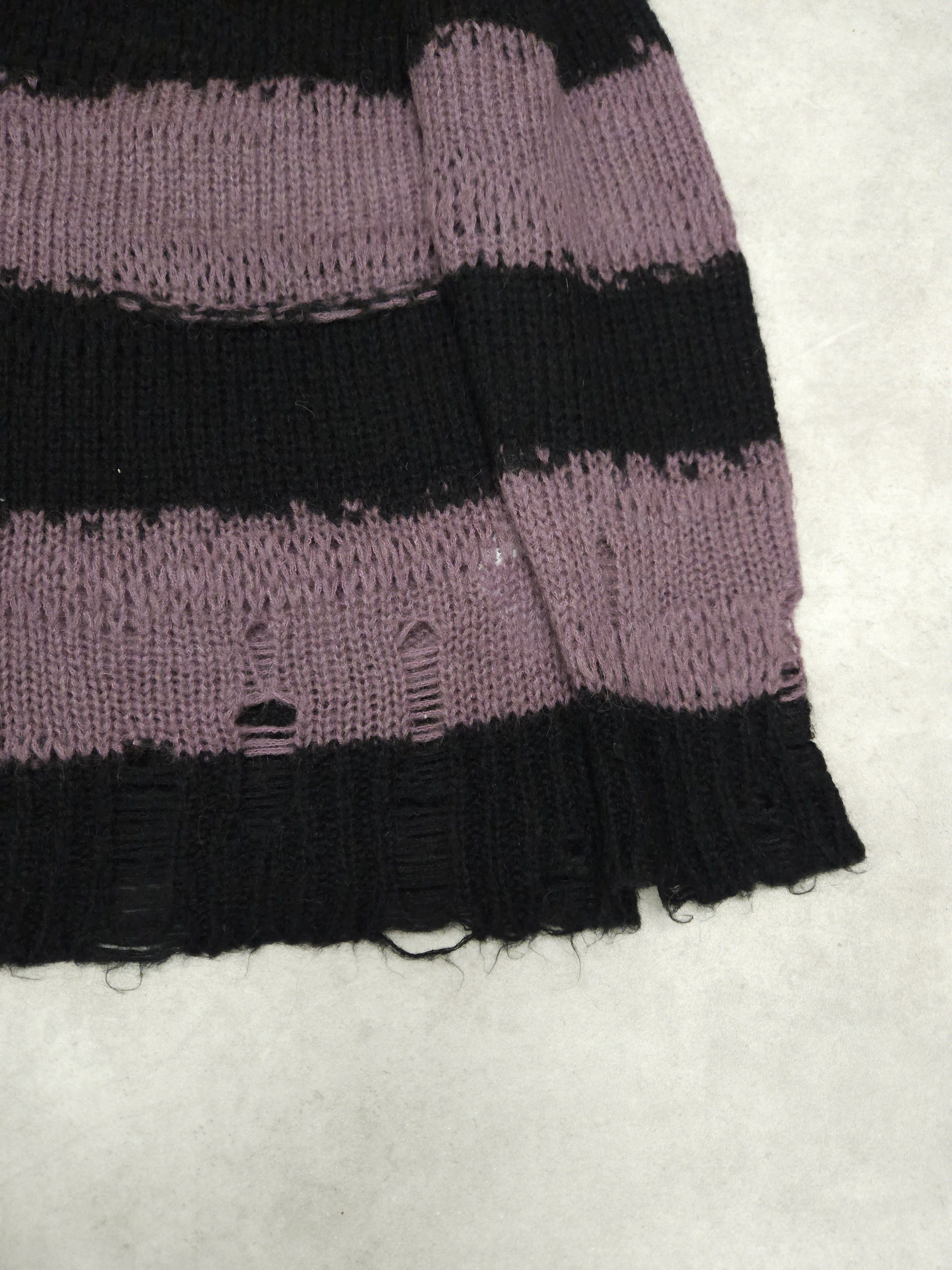 Acne Studios Acne studios distressed striped mohair knit Size US M / EU 48-50 / 2 - 5 Thumbnail