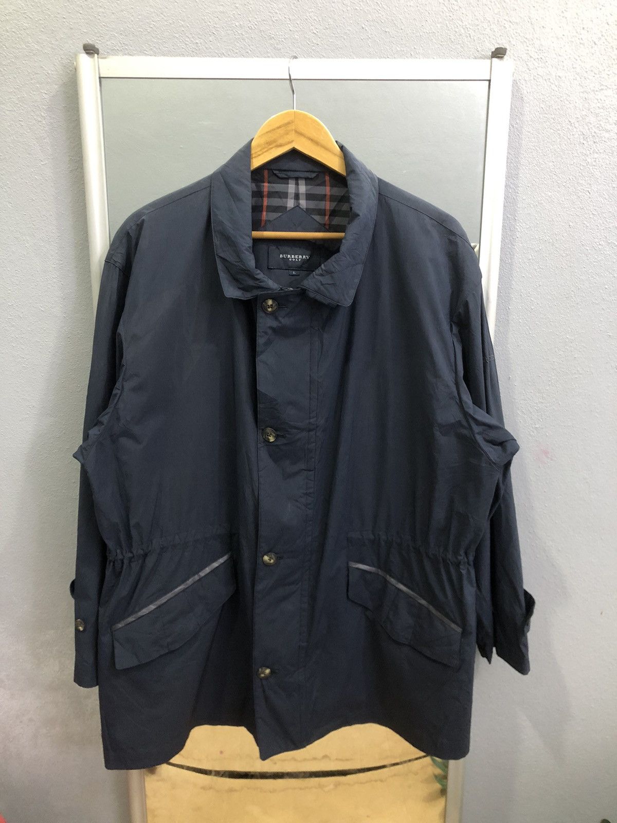 Burberry 🔥Burberry Golf Nova Check Sunfaded Riversible Jacket