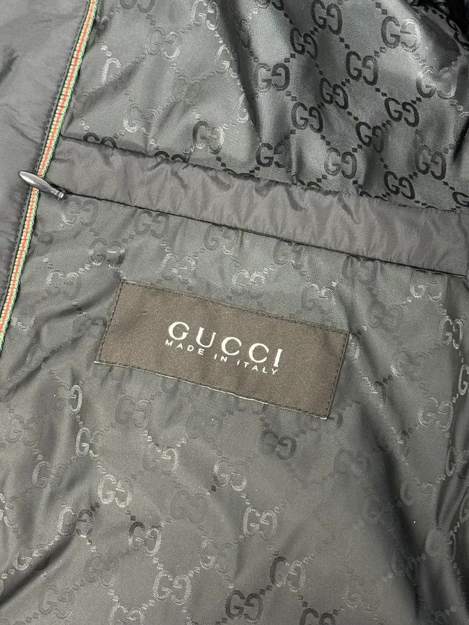 Gucci AW2011 Gucci Navy Quilted Nylon Zip-Up Jacket by Frida Giannini Size US S / EU 44-46 / 1 - 12 Thumbnail