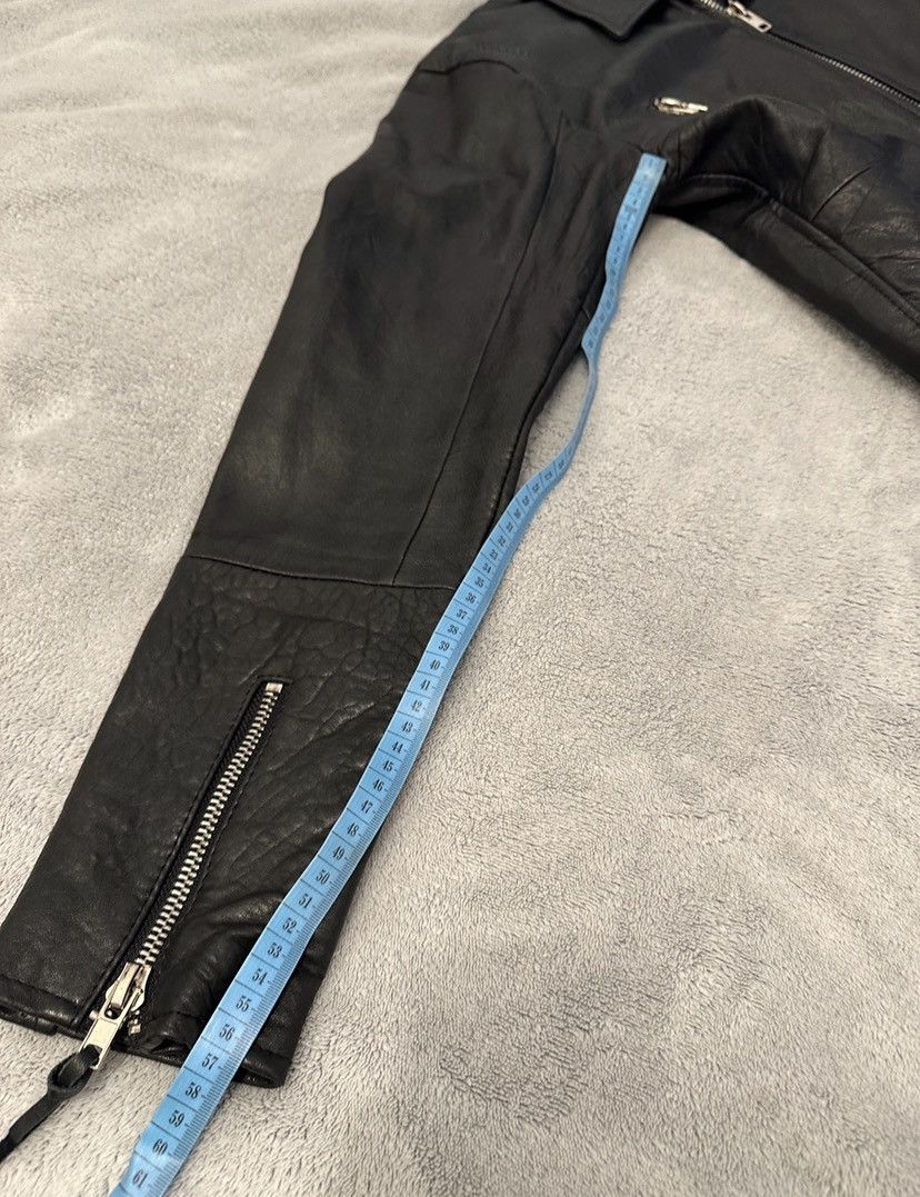 Leather Deadwood real leather biker moto jacket Size US M / EU 48-50 / 2 - 7 Thumbnail