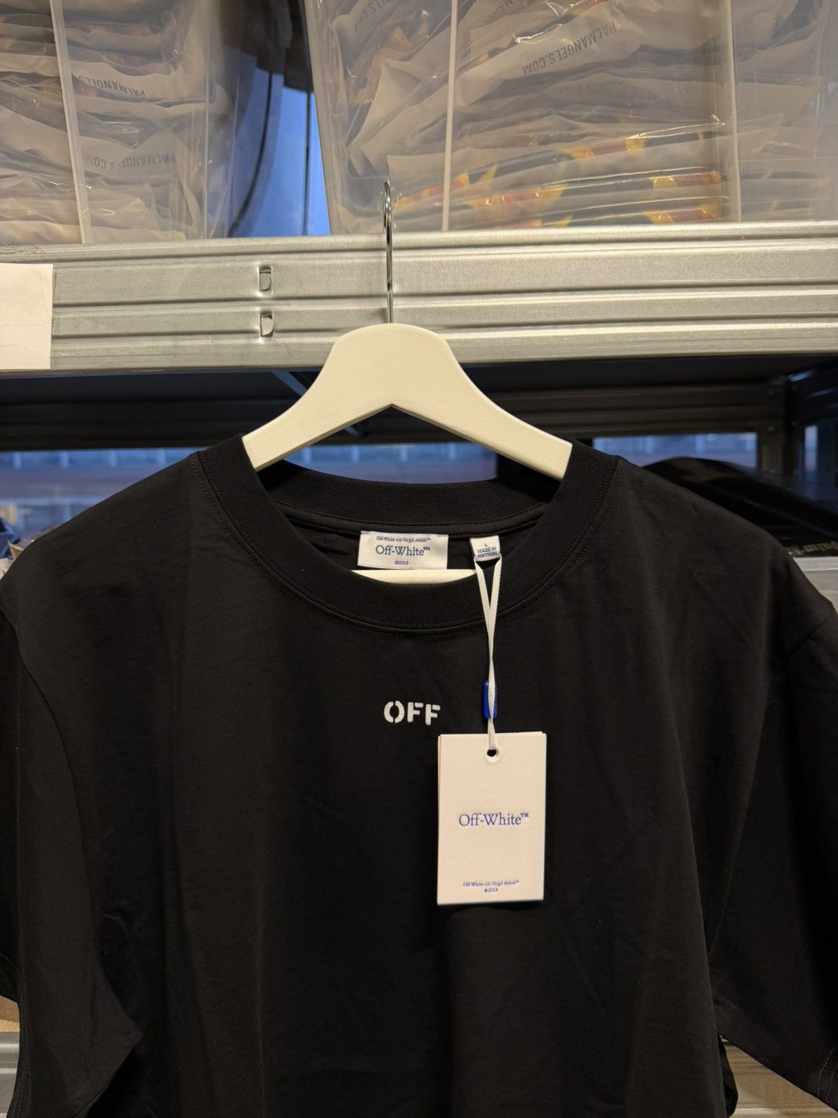 Off-White Off-White Black Arrow T-Shirt NEW 550$ Size US XL / EU 56 / 4 - 3 Thumbnail