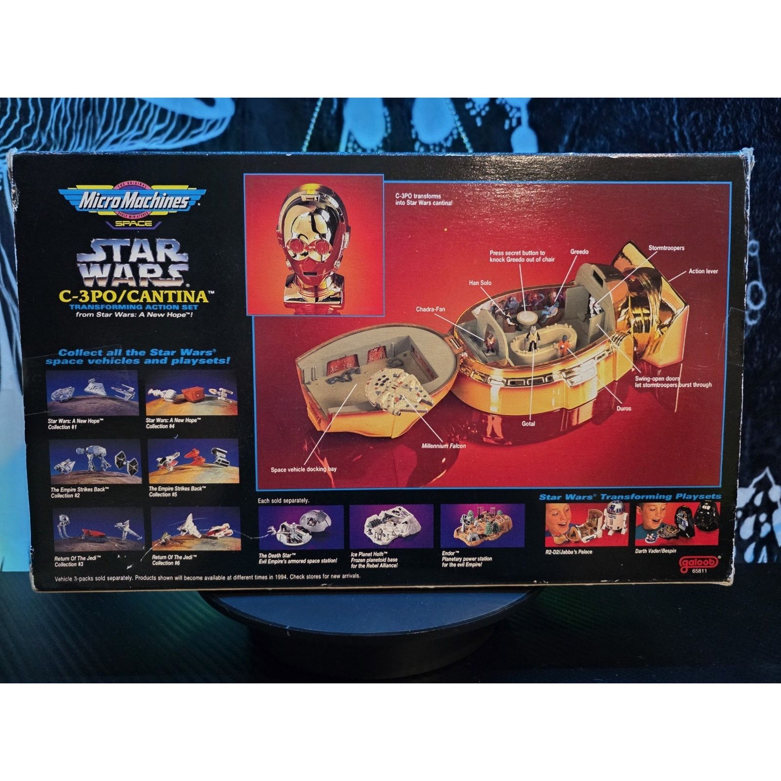 Gucci Galoob Micro Machines Star Wars A New Hope C3PO Cantina 1994 Size ONE SIZE - 7 Thumbnail