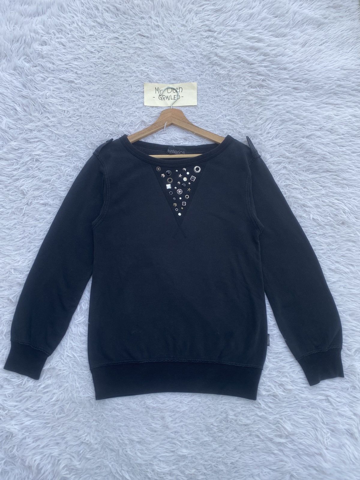 Hysteric Glamour Rare Hysteric Glamour Japanese Brand Studded Sweater Size S / US 4 / IT 40 - 2 Thumbnail