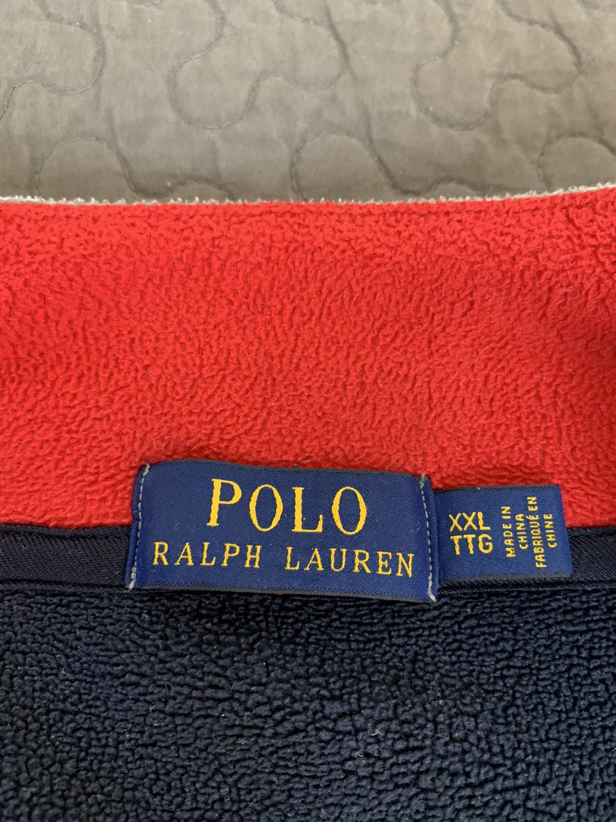 Polo Ralph Lauren Polo Ralph Lauren USA Big Logo Fleece Pullover Size US XXL / EU 58 / 5 - 6 Thumbnail