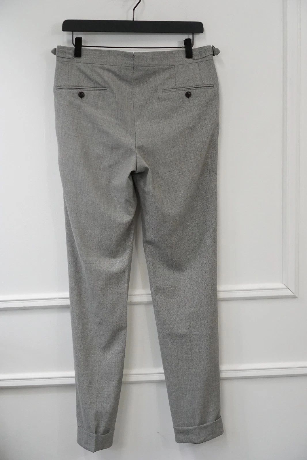 Suitsupply Men Suitsupply Pants Brentwood Grey Wool Size UK/US36 Size 36R - 2 Thumbnail