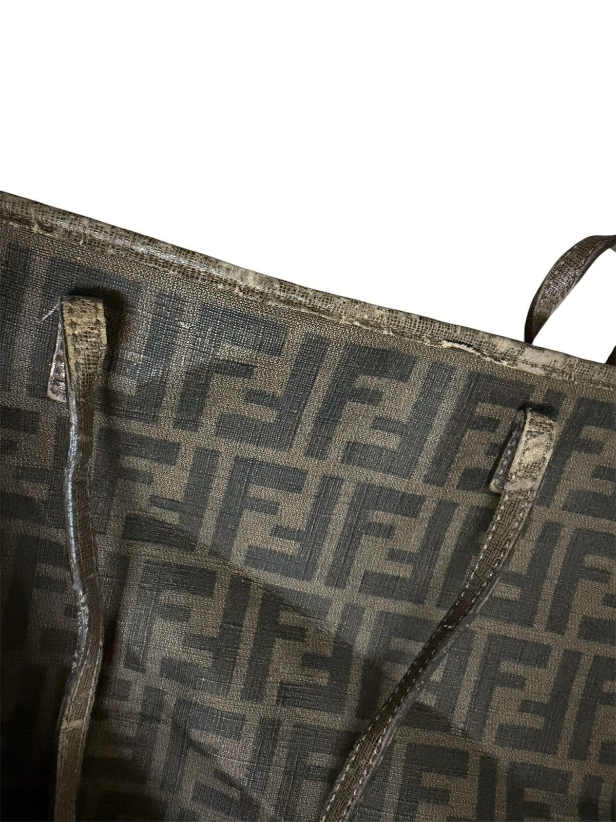 Fendi Authentic Fendi Zucca Monogram Canvas Tote Bag Size ONE SIZE - 8 Thumbnail
