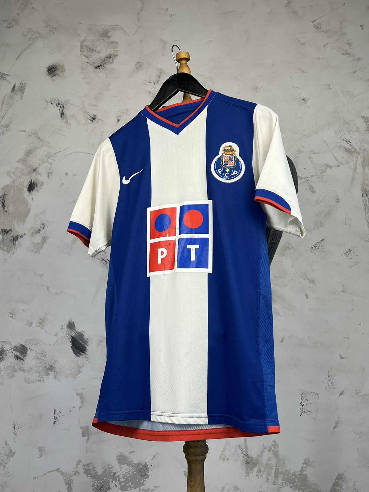 Nike 2006 - 2007 Porto Jersey Shirt Size S - M Size US S / EU 44-46 / 1 - 1 Thumbnail