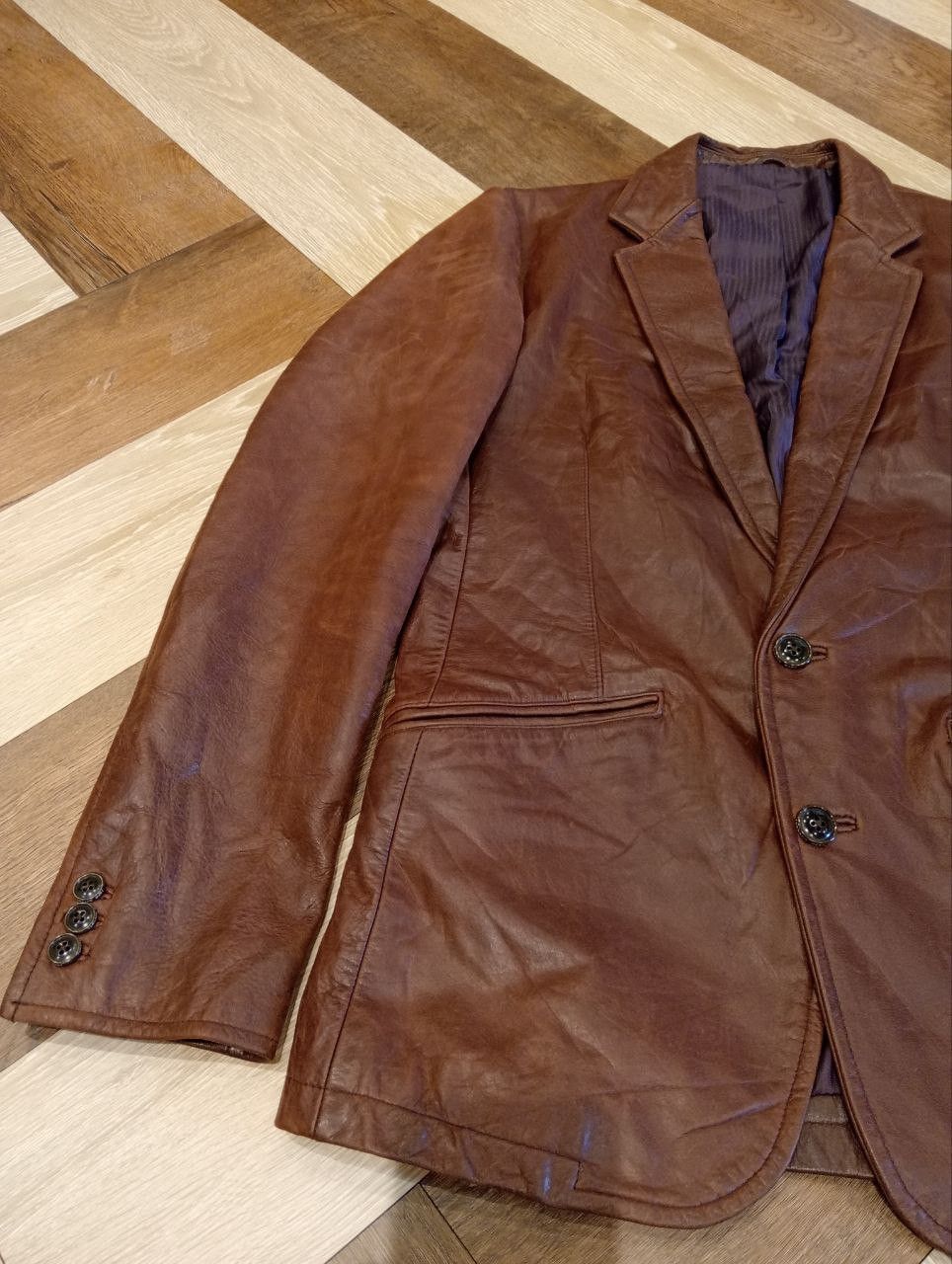 Tornado Mart TORNADO MART JAPAN LEATHER JACKET - SIZE L Size US L / EU 52-54 / 3 - 8 Thumbnail