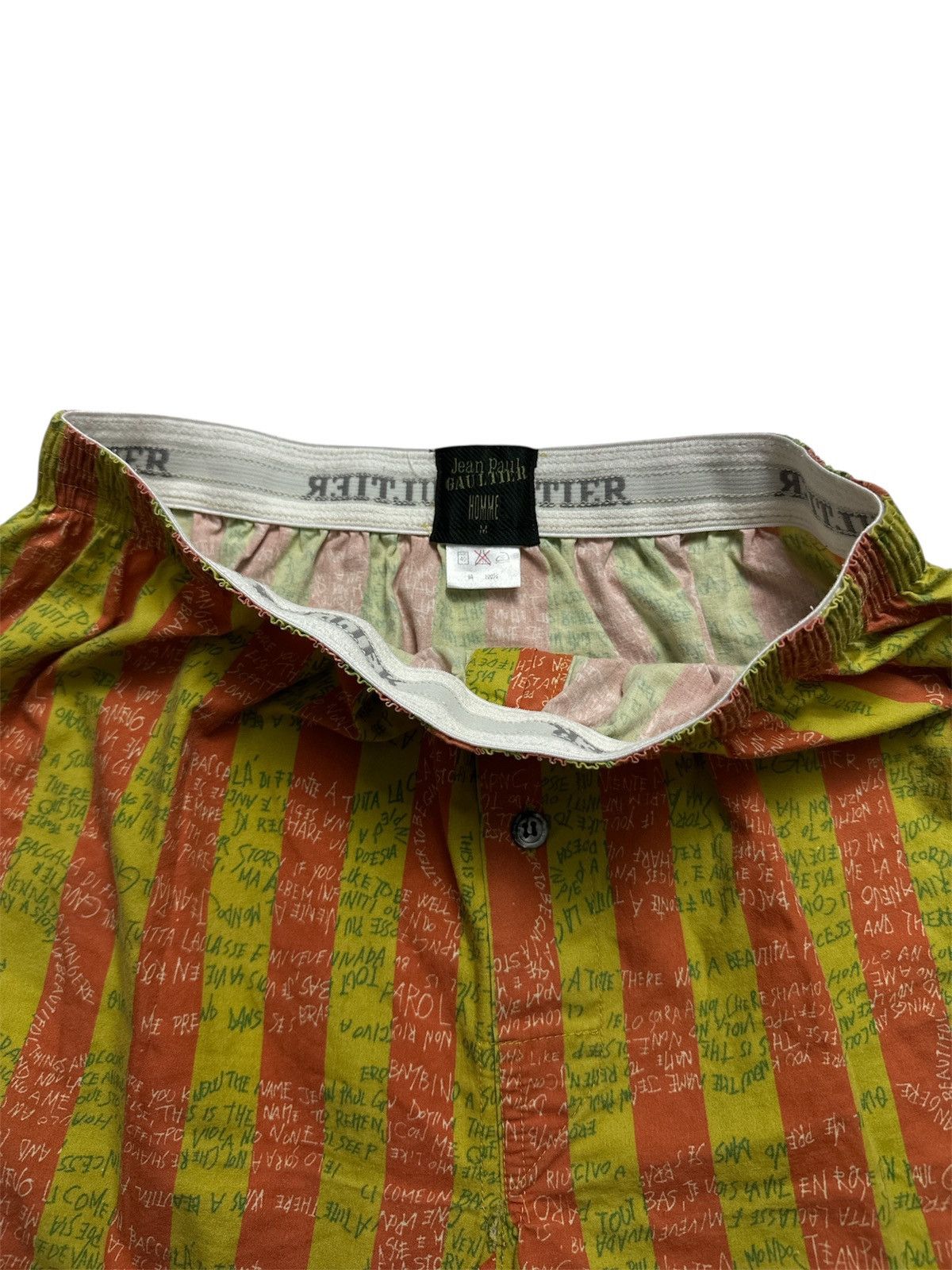 Rick Owens Vintage Jean Paul Gaultier Homme Lgb Goa Short Pant Trunk Size US 31 - 3 Thumbnail