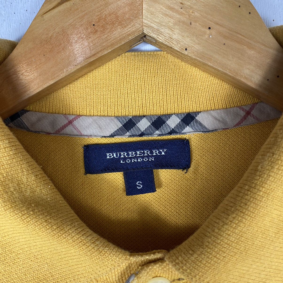 Burberry Vintage 00's BURBERRY LONDON Basic Logo Pocket Polo Shirt Size US S / EU 44-46 / 1 - 8 Thumbnail