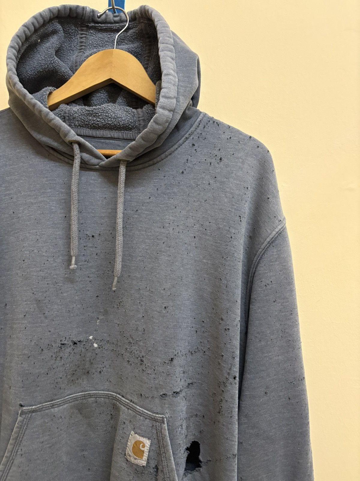 Carhartt Vintage Carhartt Hoodie Damaged Trashed Sun Faded Distressed Size US L / EU 52-54 / 3 - 7 Thumbnail