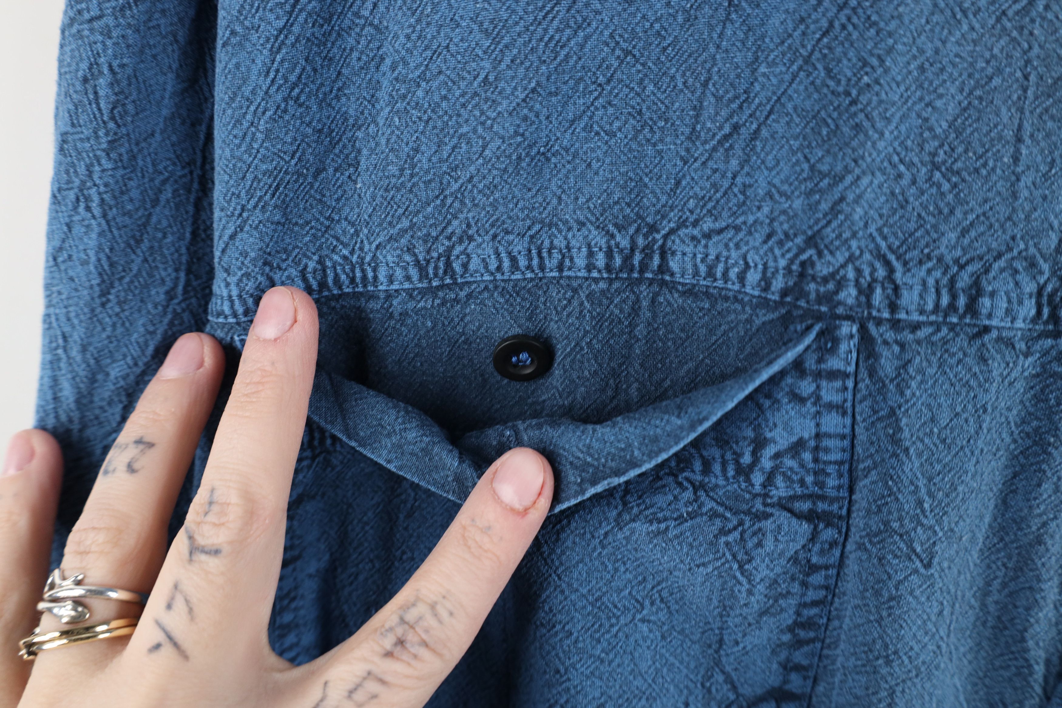 Vintage Vintage 90s Streetwear Wash Baggy Fit Collared Button Shirt Size US XL / EU 56 / 4 - 6 Thumbnail
