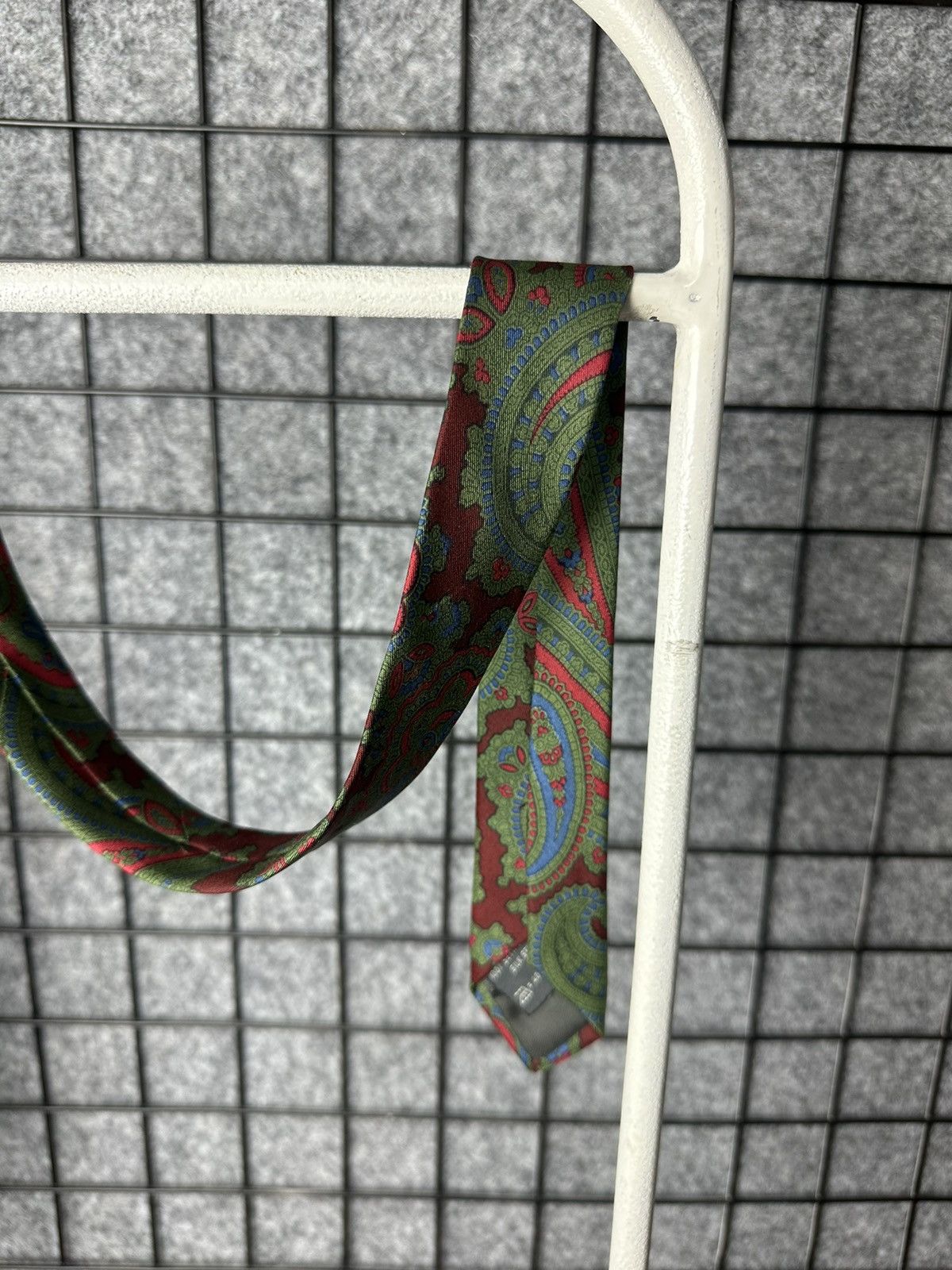 Ermenegildo Zegna Ermenegildo Zegna Vintage Paisley Pattern Silk Tie Size OS Size ONE SIZE - 3 Thumbnail