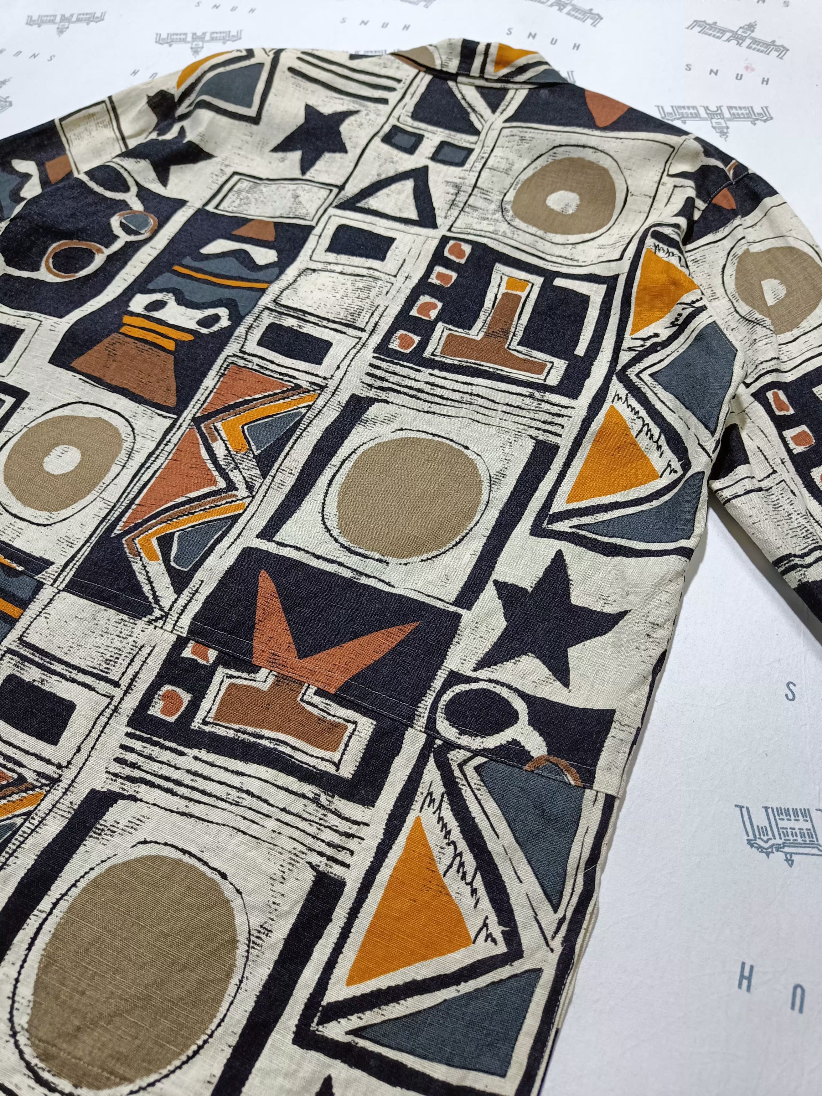 Japanese Brand Elegance Harajuku Style Weaver Canvas Outerwear Size US L / EU 52-54 / 3 - 6 Thumbnail