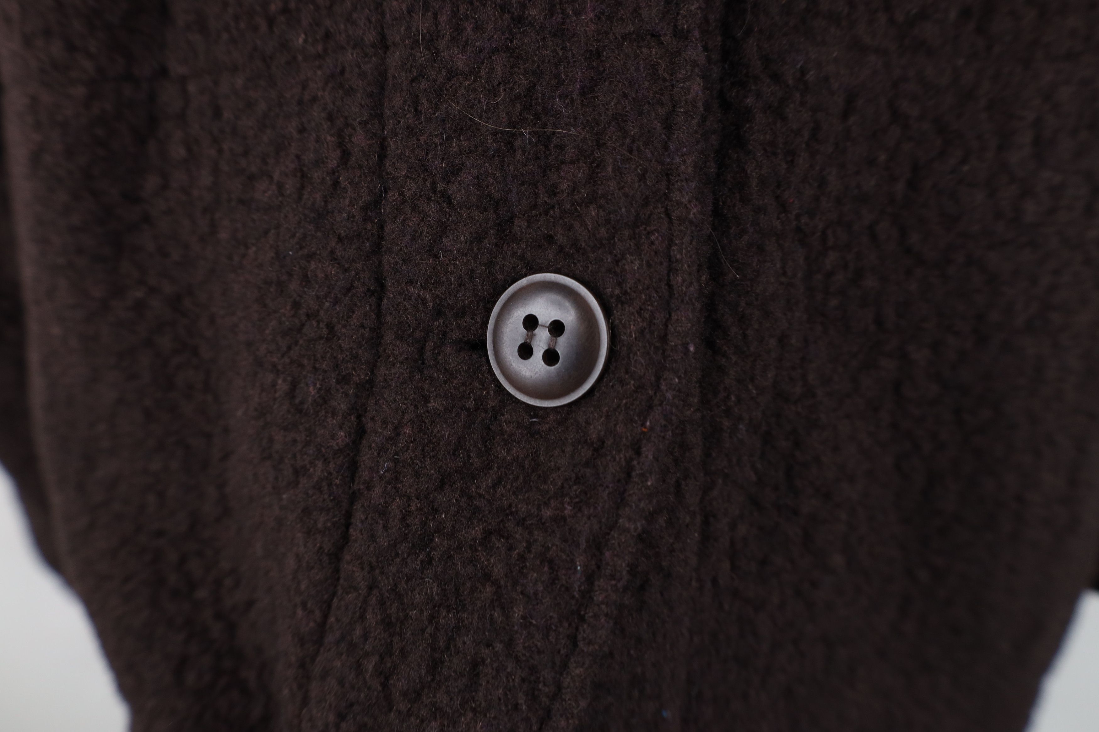 Eileen Fisher Eileen Fisher Virgin Wool Knit Button Sweater Jacket Brown Size L / US 10 / IT 46 - 4 Thumbnail