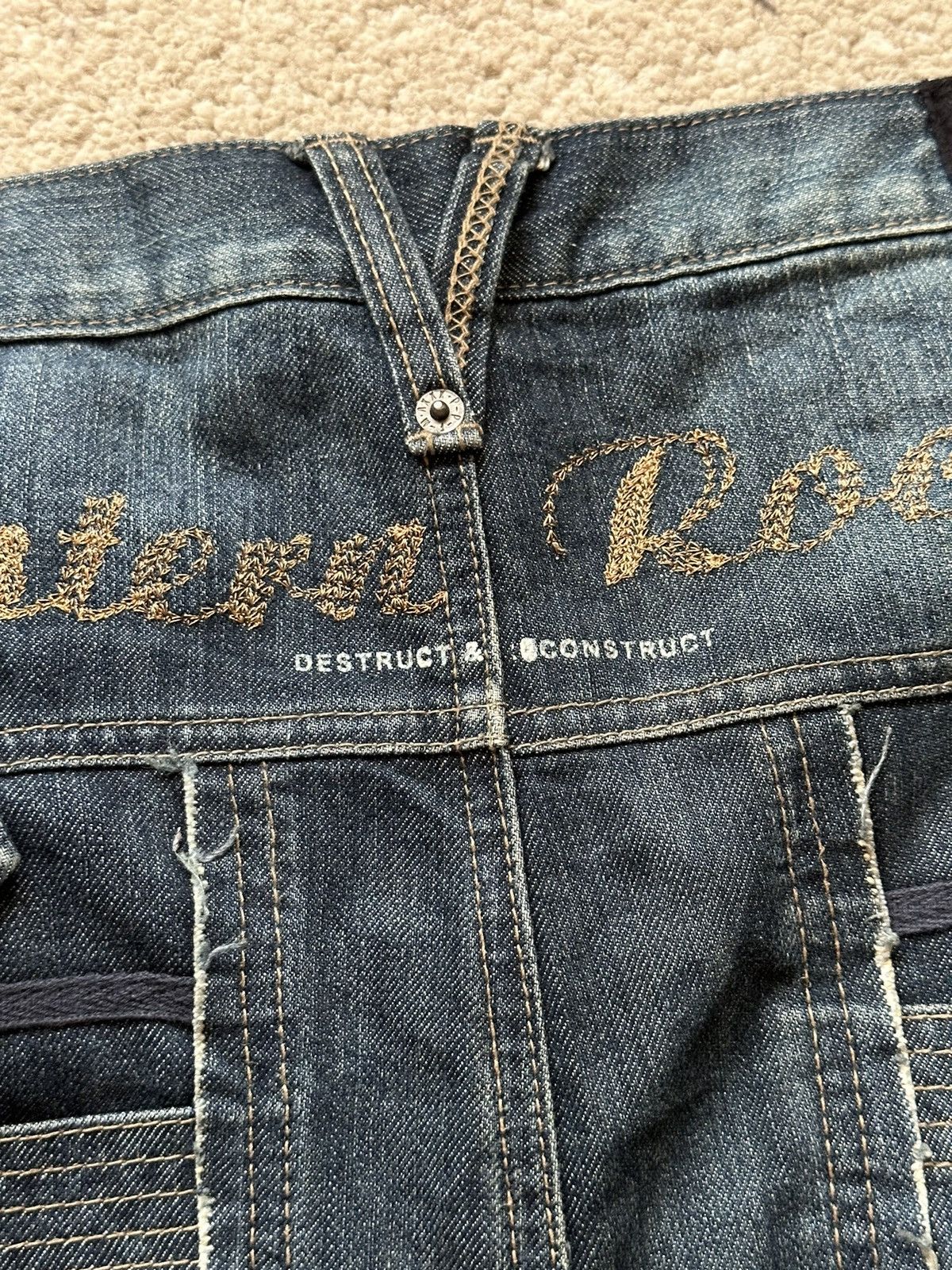 PPFM 2000s PPFM Destruct Product J Cut Jeans Transform Bag Size US 30 / EU 46 - 9 Thumbnail