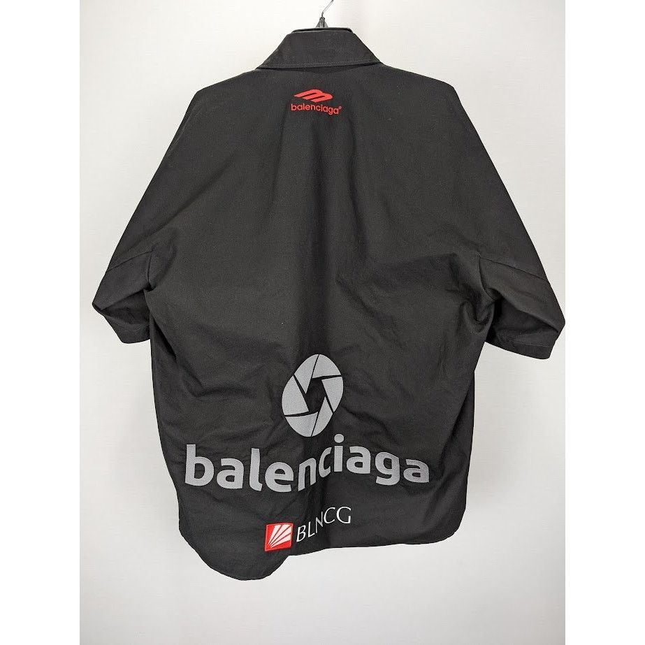 Balenciaga o1rshd1 Top League Shirt in Black Size US S / EU 44-46 / 1 - 10 Thumbnail