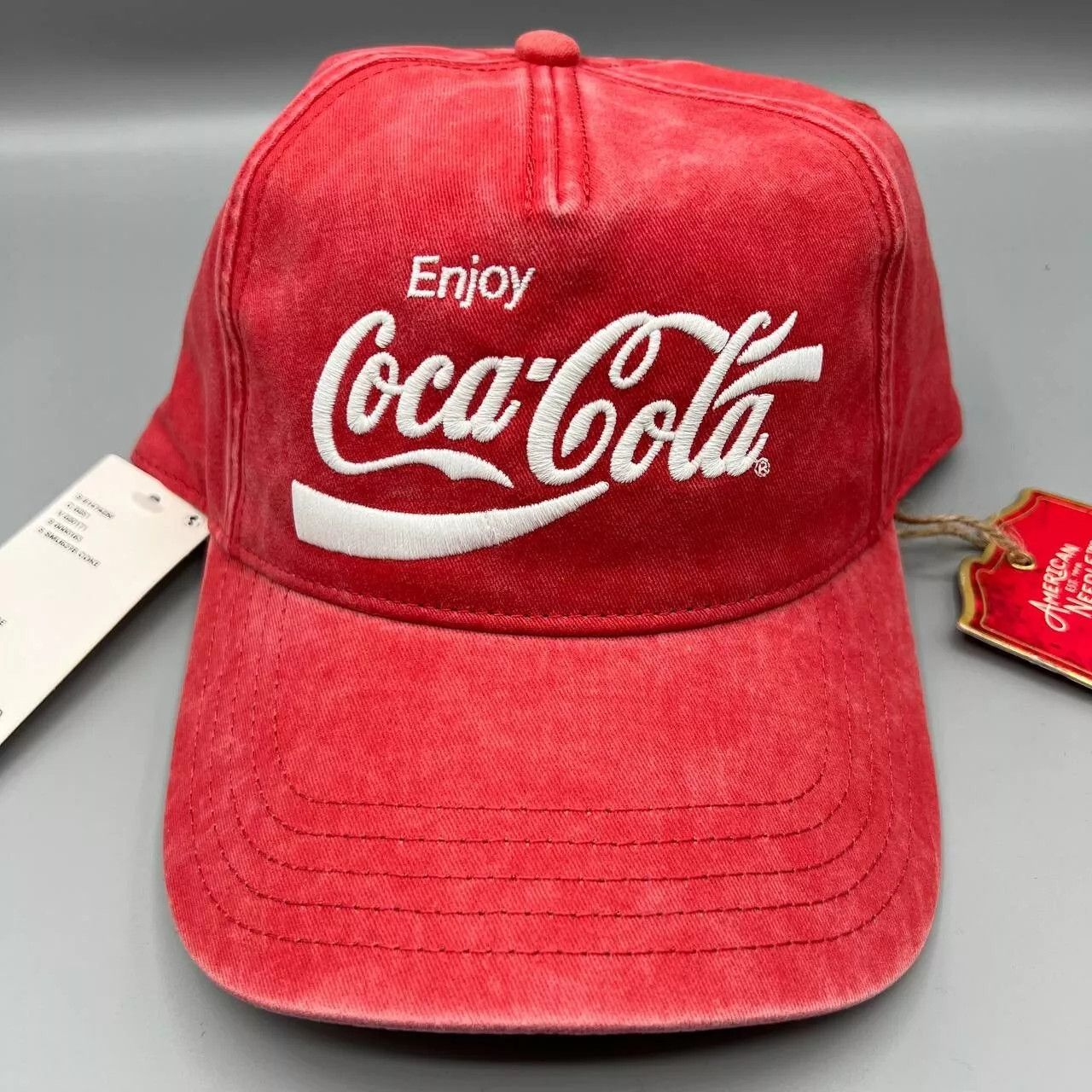 American Needle Coca Cola Coke Hat Men Washed American Needle Snap Back Cap Size ONE SIZE - 1 Thumbnail