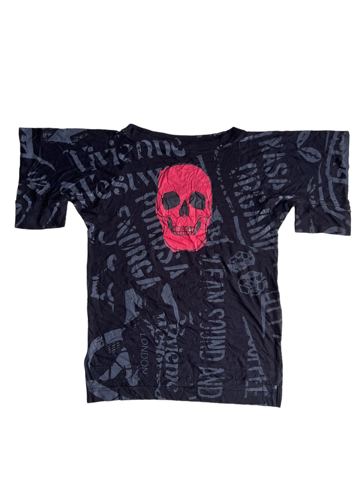 Vivienne Westwood OG Vivienne Westwood 💀 Logo Overprinted Muslin Shirt Size US M / EU 48-50 / 2 - 3 Thumbnail