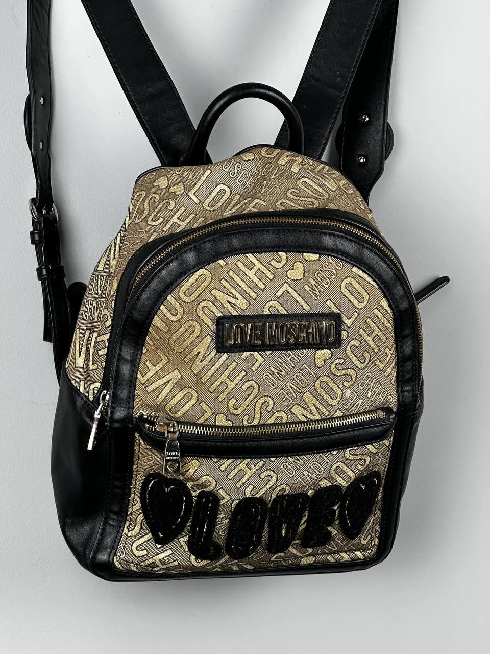 Moschino Love Moschino Luxury Leather Iconic Backpack Size ONE SIZE - 3 Thumbnail