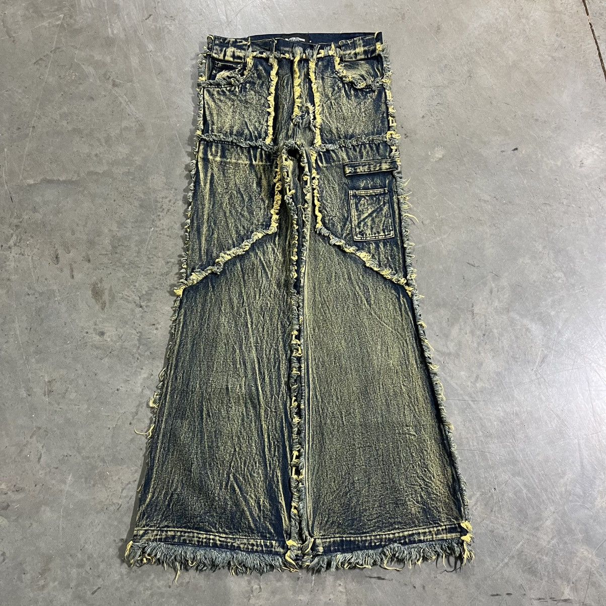 No Faith Studios lake used dune denim | Grailed