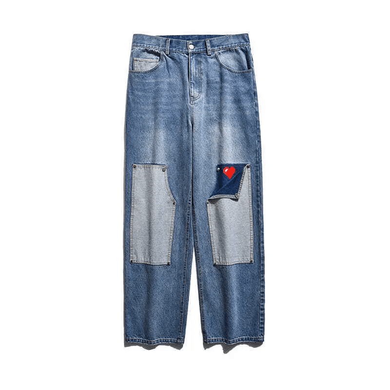 Japanese Brand × Vintage Patchwork Multi-pocket Jeans Size US 33 - 1 Thumbnail