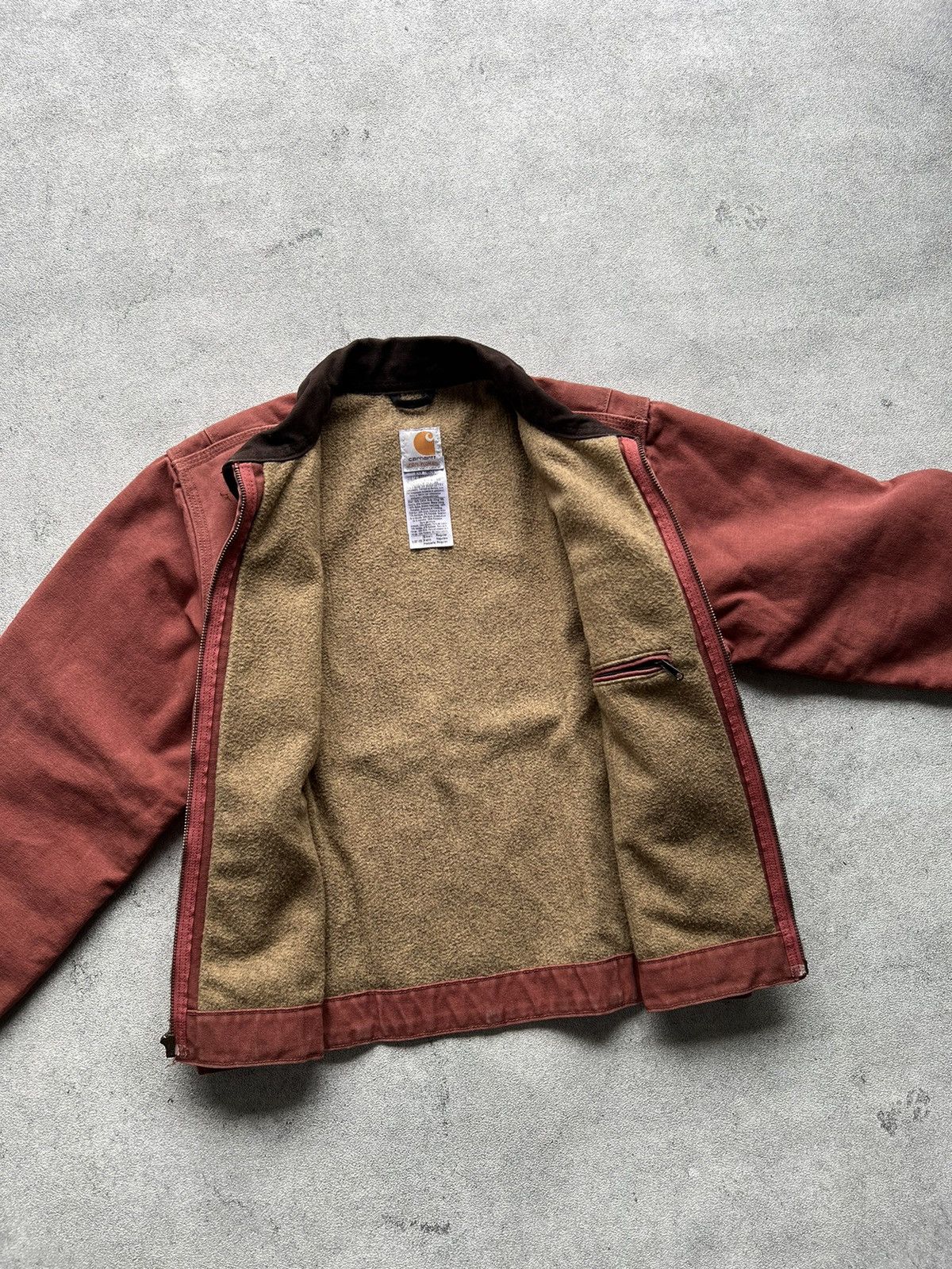 Carhartt × Carhartt Wip × Vintage Carhartt Detroit Jacket WJ097 VRS / Salmon 2008 Size S / US 4 / IT 40 - 7 Thumbnail