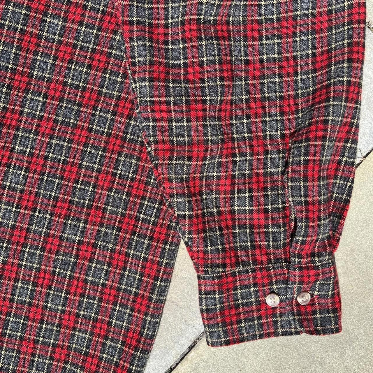 Vintage Vintage 90s Woven Plaid Work Shirt Size US XL / EU 56 / 4 - 8 Thumbnail