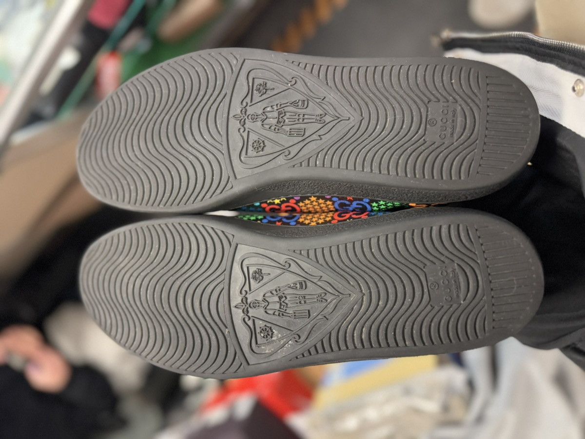 Gucci 12G/12.5US - Gucci Sneakers Star Blended Fabrics Size US 12.5 / EU 45-46 - 12 Thumbnail