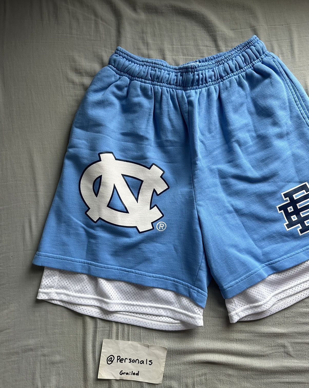 Eric Emanuel × NCAA Eric Emanuel North Carolina Double Layer Shorts Medium Size US 32 / EU 48 - 4 Thumbnail