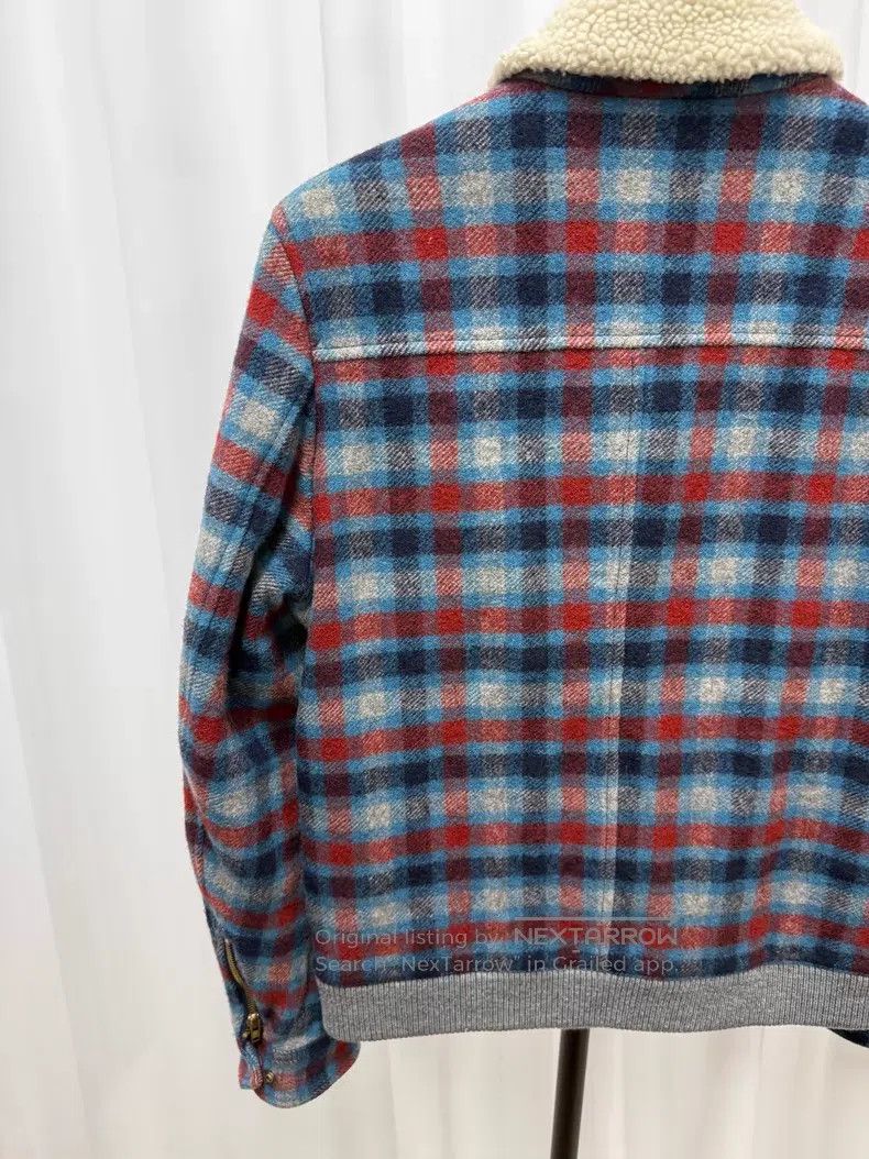 Undercover Undercover Size 3 Plaid shearling collar jacket with zip po Size L / US 10 / IT 46 - 7 Thumbnail