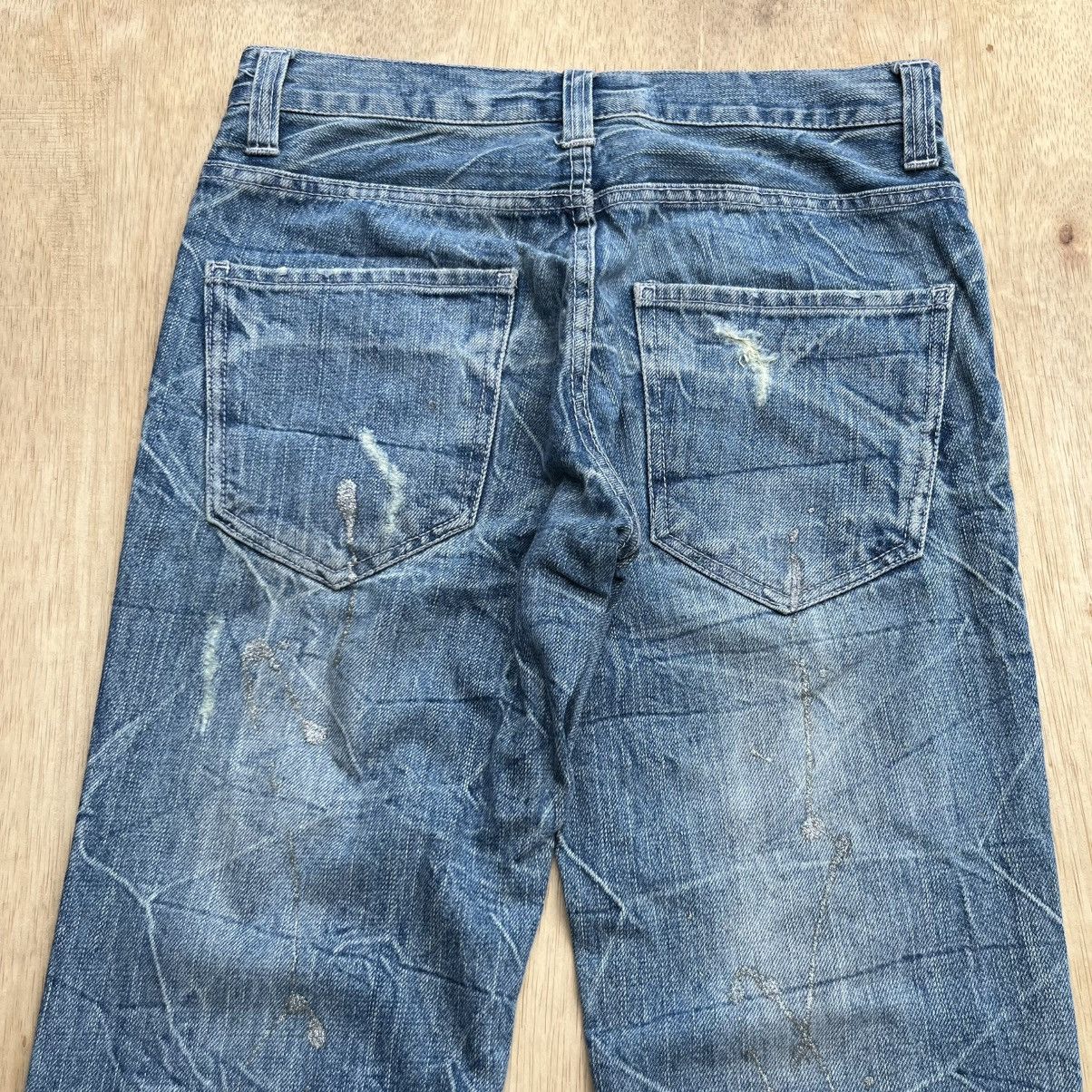 Hysteric Glamour NYLAUS CLOTHING VTG JAPANESE BRAND DISTRESSED FLARE DENIM Size US 28 / EU 44 - 7 Thumbnail