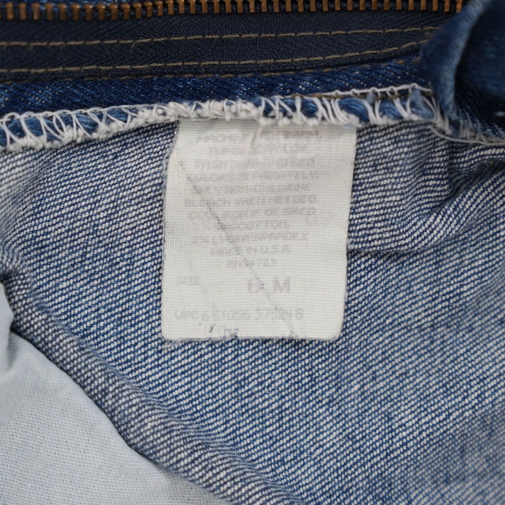 Lee VINTAGE Lee Mom Jeans Women 6 Blue Denim High Rise 12" Rise 31" Inseam 100% Cotton USA Size 26" / US 2 / IT 38 - 6 Thumbnail