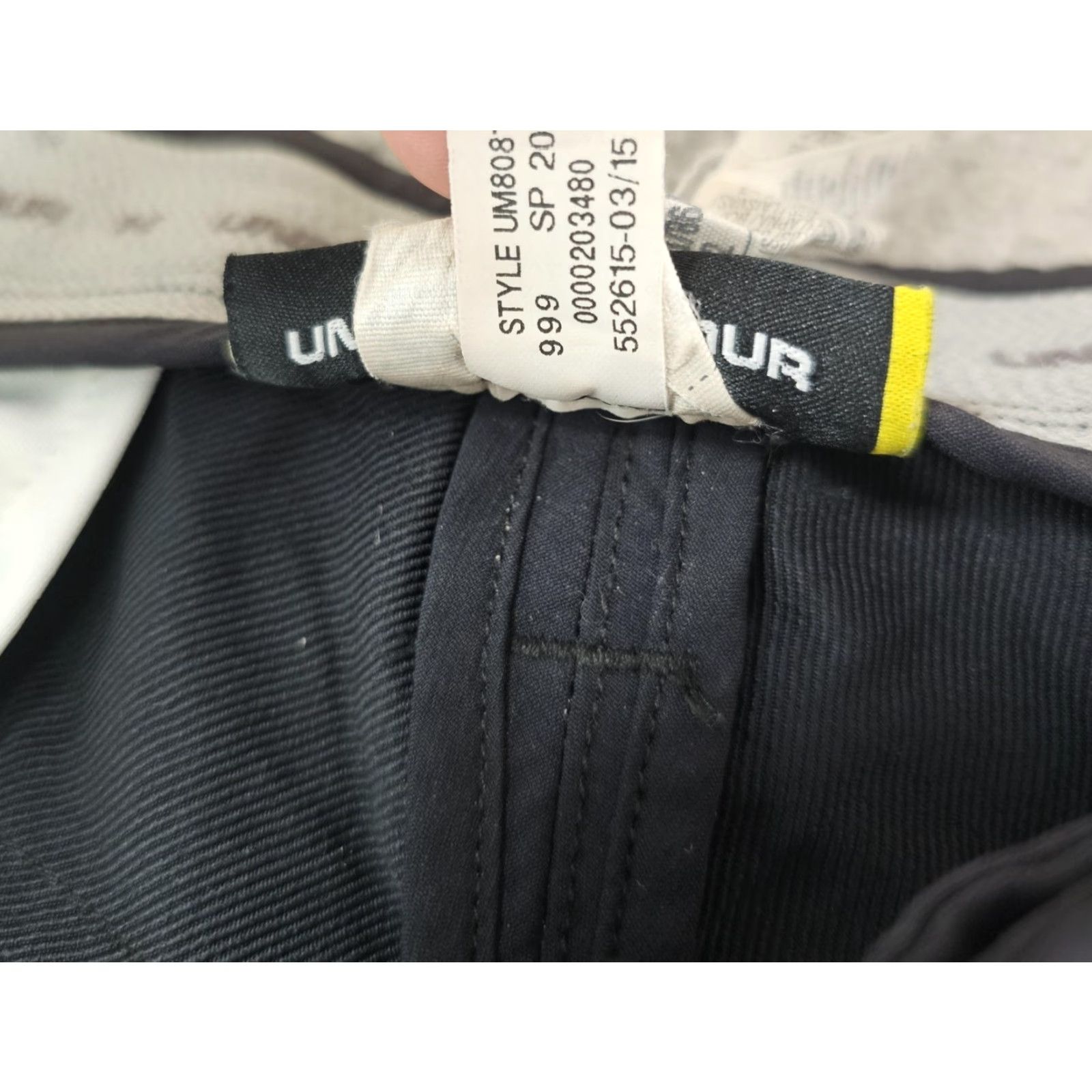 Under Armour Under Armour Pants Mens 38x30 Golf Trousers Athletic Stretch UM8081 Chino Flat Front Pockets Black Size US 38 / EU 54 - 4 Thumbnail